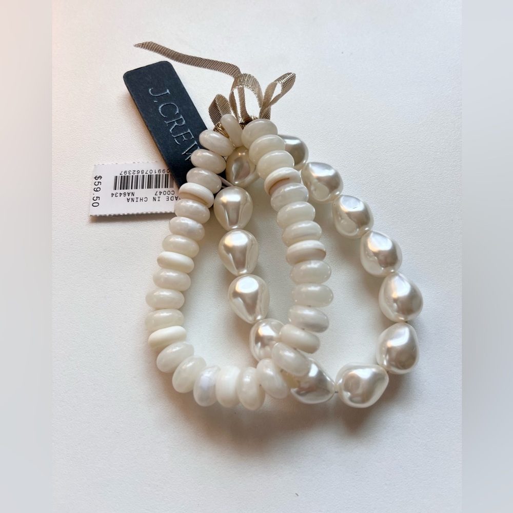 NWT J.Crew Beaded Bracelet set